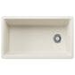 Blanco Inteos 33" Undermount Single Bowl Kitchen Sink in Soft White, , large