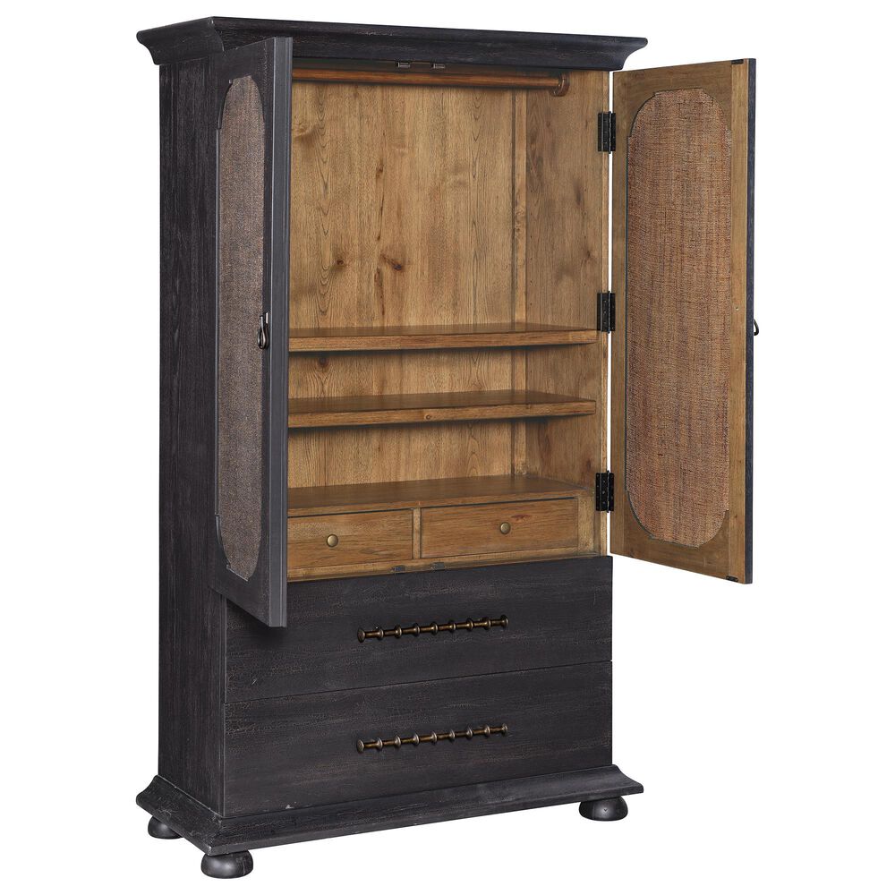 Hooker Furniture Big Sky Armoire in Black, , large