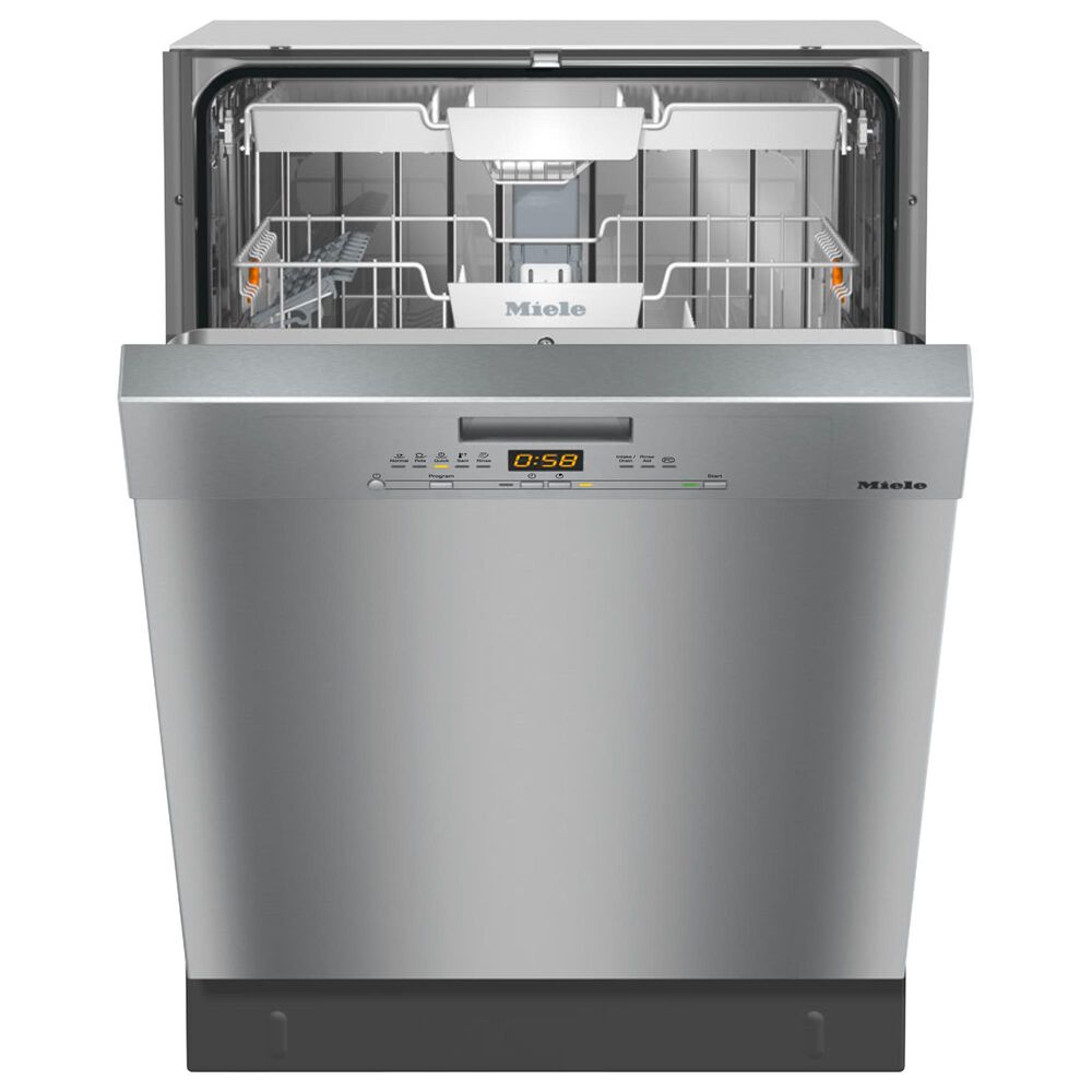 Miele 24&quot; Built-In Front-Control Dishwasher in Stainless Steel, , large