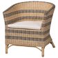 Baxton Studio Elda Rattan Accent Chair in Neutral, , large