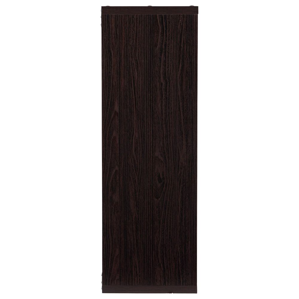 Linon Home Decor Galli 6-Shelf Bookcase in Espresso, , large