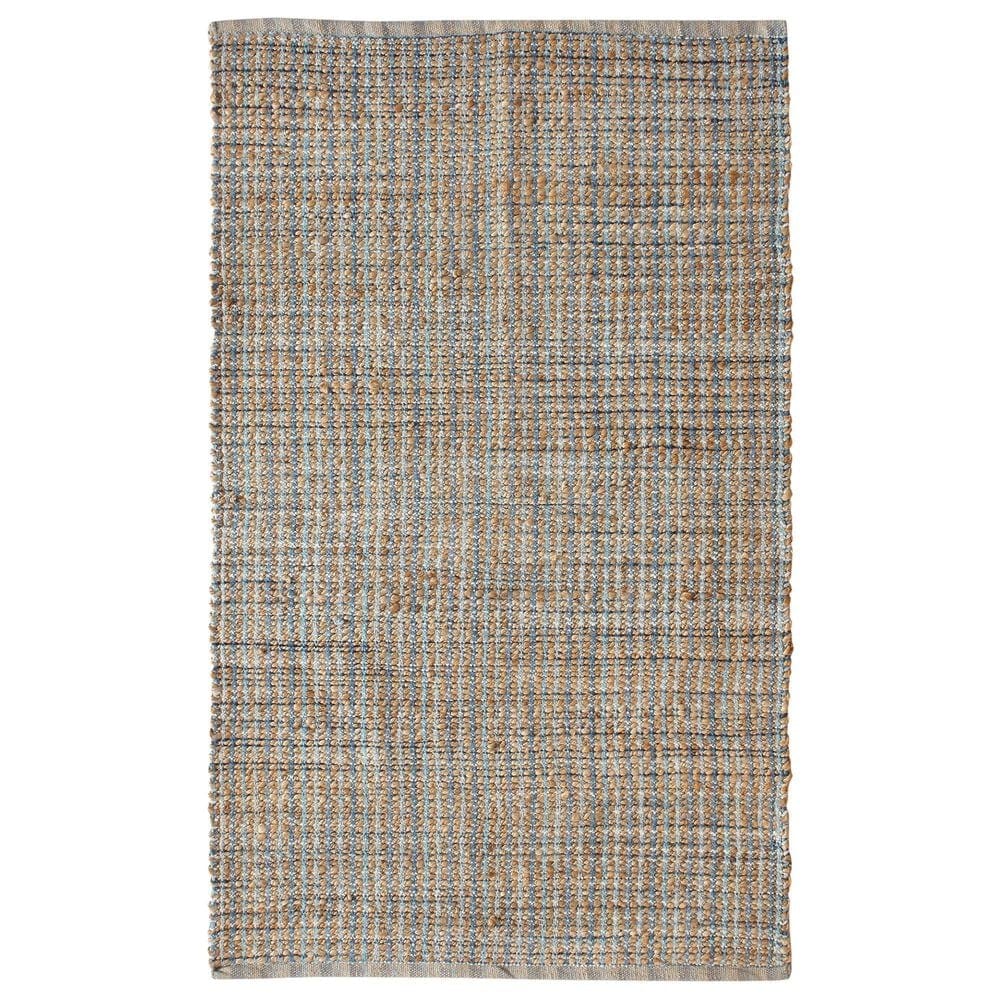 L&R Resources Natural Fiber 03305 5" x 7"9" Navy Area Rug, , large