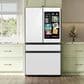 Samsung 22.5 Cu. Ft. Bespoke Counter Depth 4-Door French Door Refrigerator with AI Family Hub+ AI Vision Inside in White Glass, , large