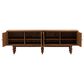 Blue Sun Designs Campbell 4-Door Sideboard in Medium Brown, , large