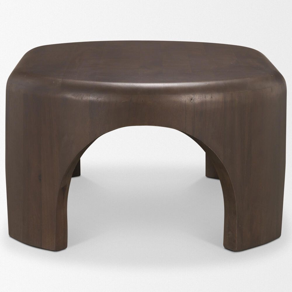 Mercana Shima Oval Coffee Table in Dark Brown, , large