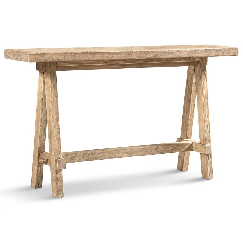 Jennifer Taylor Home Hawthorne 60" Console Table in Heritage Light Natural Brown, , large