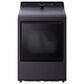 LG 5.5 Cu. Ft. Top Load Washer and 7.3 Cu. Ft. Gas Dryer with AI Sensing in Matte Black, , large