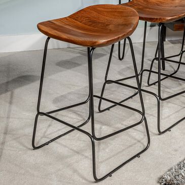 Signature Design by Ashley Wilinruck Counter Height Stool in Brown and Black, , large