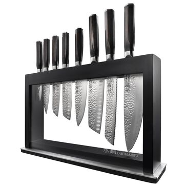 Power A Damashiro Emperor Hisa 9-Piece Knife Block Set in Stainless Steel, , large