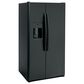 GE Appliances 25.3 Cu. Ft. Side by Side Refrigerator with External Dispenser in Black, , large
