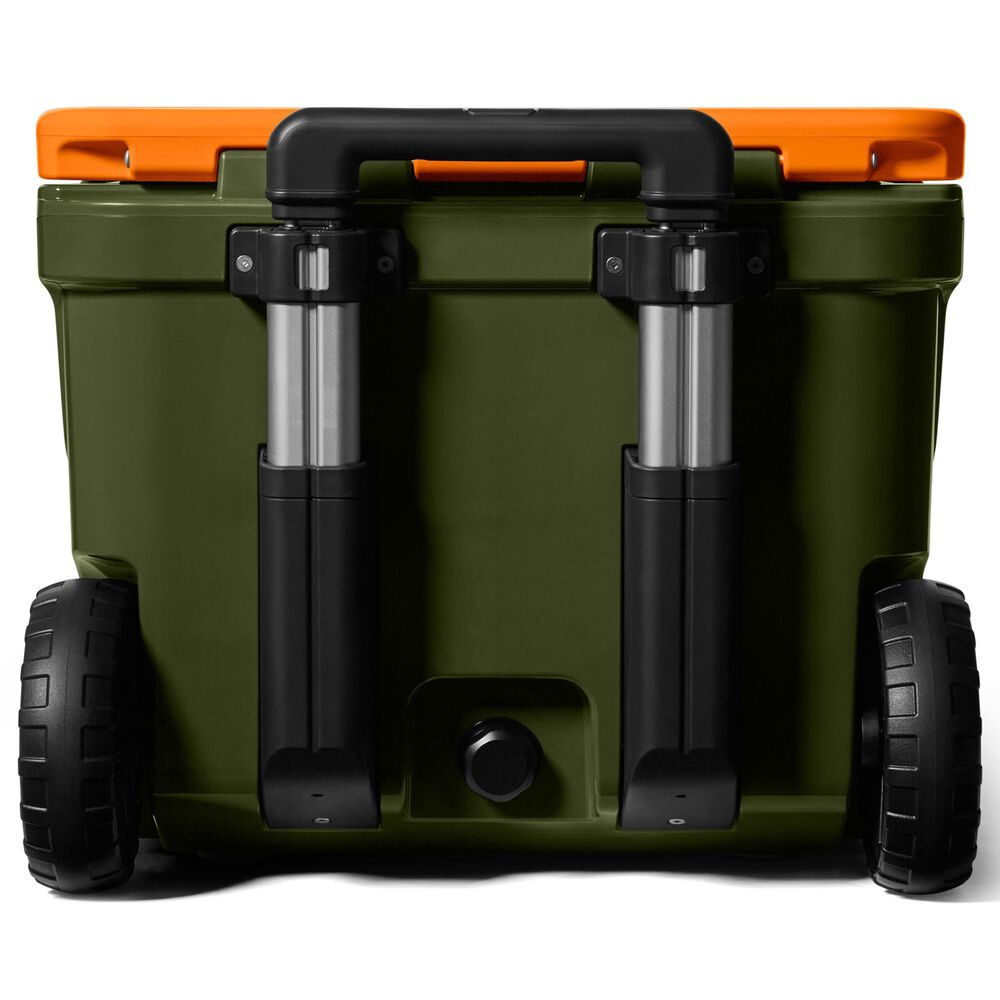 YETI Roadie 32 Wheeled Cooler in Olive and King Crab Orange, , large