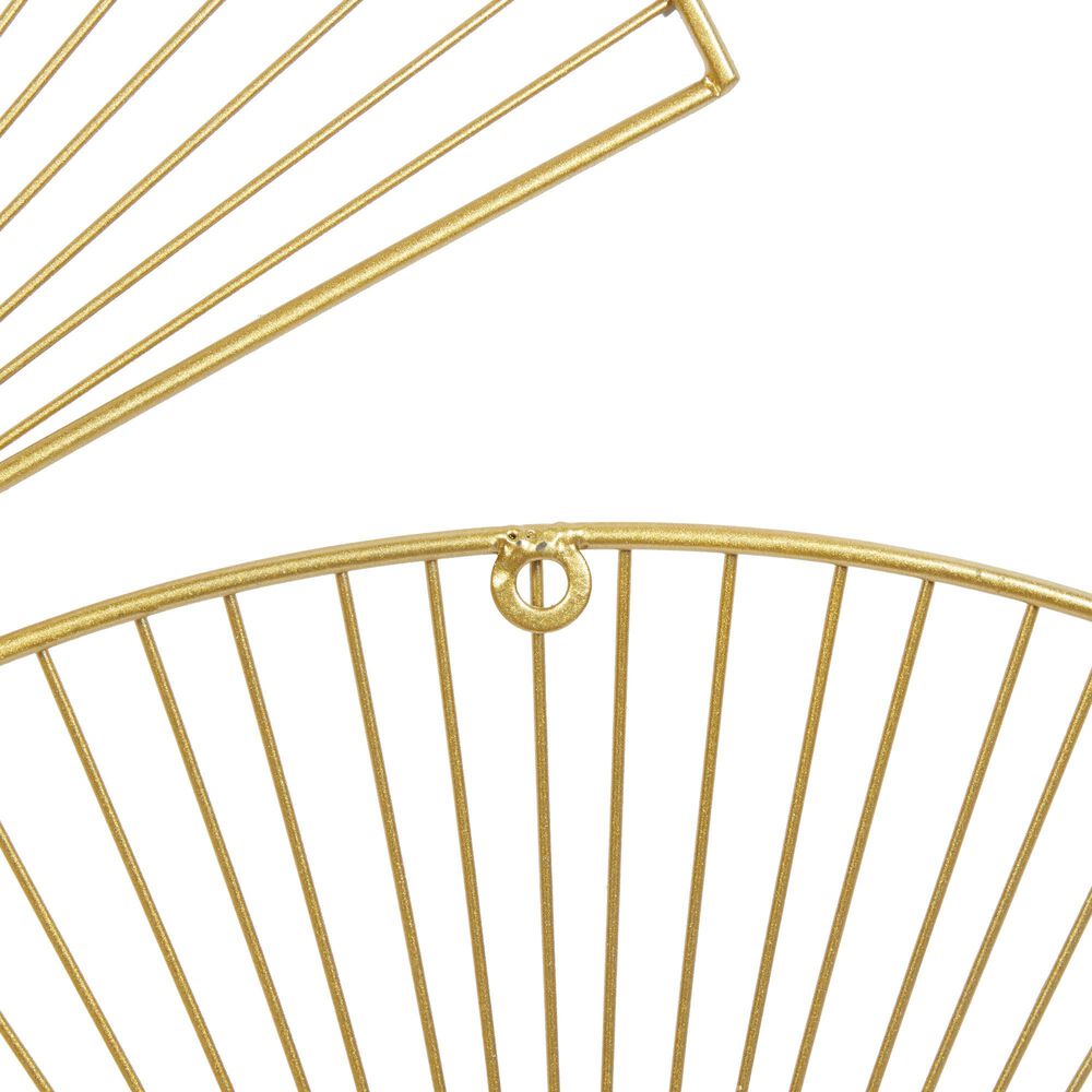 Maple and Jade 23&quot; x 23&quot; Contemporary Abstract Wall Decor in Gold, , large