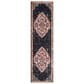 Safavieh Monaco MNC254Z 2"2" x 8" Black and Blue Runner, , large