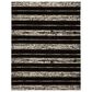 Karastan Traverse Lanes 8" x 10" Charcoal Area Rug, , large