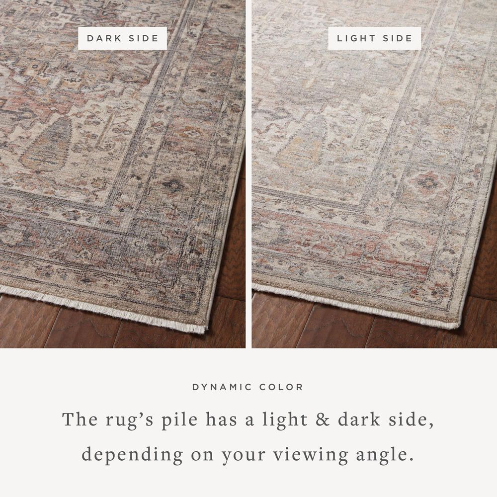 Loloi Lyra 4&#39; x 5&#39;7&quot; Sunset and Silver Area Rug, , large