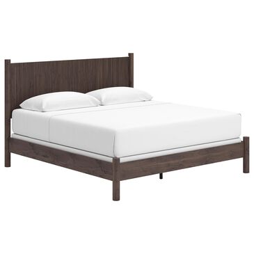 Ashley Pamytta King Panel Bed in Rich Brown, , large