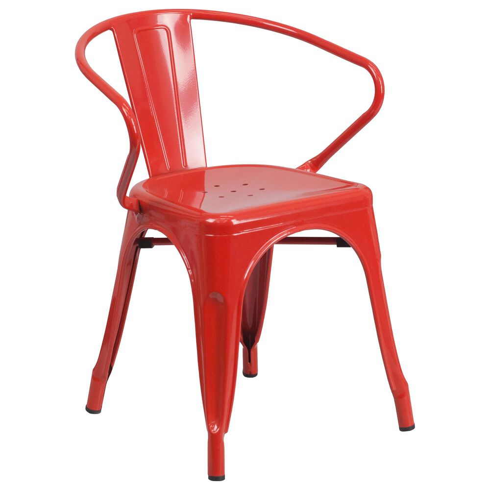 Flash Furniture Arm Chair in Red, , large