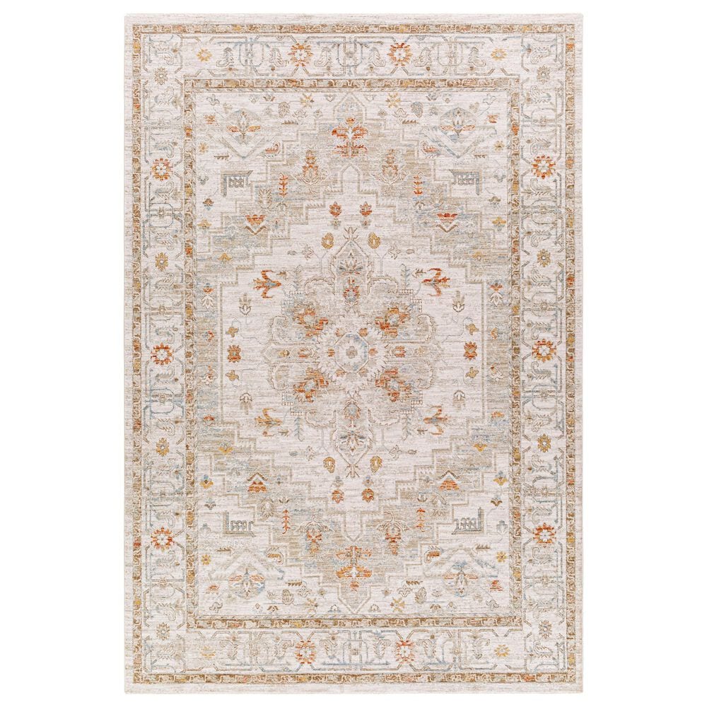 Surya Avant Garde AVT-2313 12" x 15" Orange, Blue and Beige Area Rug, , large