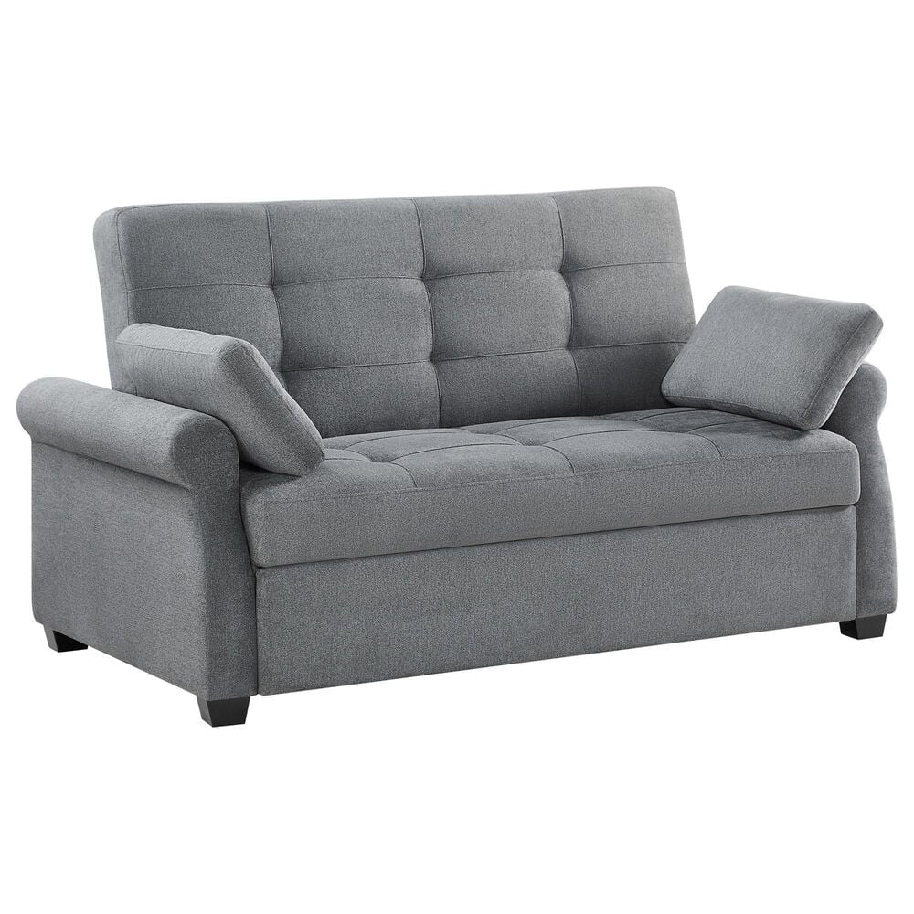 Lifestyle Solutions Hampton Queen Convertible Sofa in Grey, , large