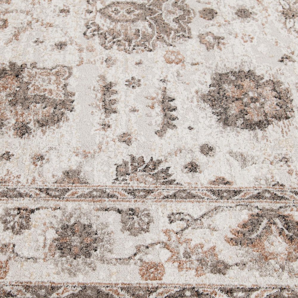 Central Oriental Heirloom Brigitta Cinnabar and Blush 5&#39;3&quot; x 7&#39;7&quot; Area Rug, , large