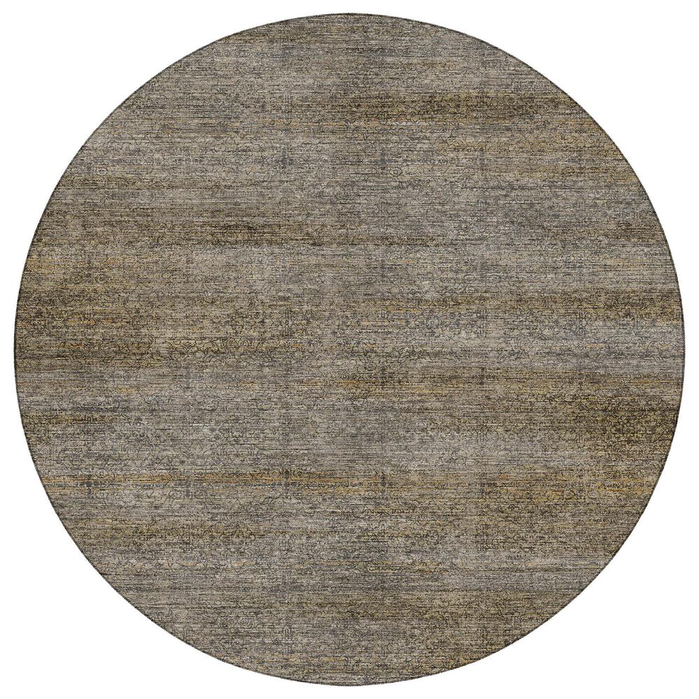 Dalyn Rug Company Vico Graphite 8" Round Area Rug, , large