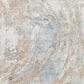 Surya Brunswick Cream, Tan, Taupe, Light Slate, Blue and Seafoam 2"7" x 10" Runner, , large