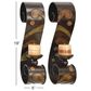 Maple and Jade Candle Holder Wall Sconce in Gold and Copper (Set of 2), , large