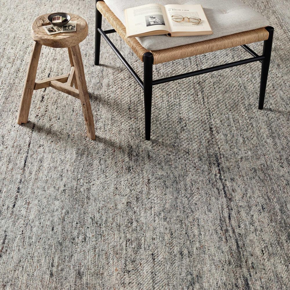 Amber Lewis x Loloi Collins 8&#39; x 10&#39; Pebble and Silver Area Rug, , large