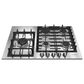 Fulgor Milano 400 Series 30" Gas Cooktop with 5 European Sealed Burners in Stainless Steel, , large