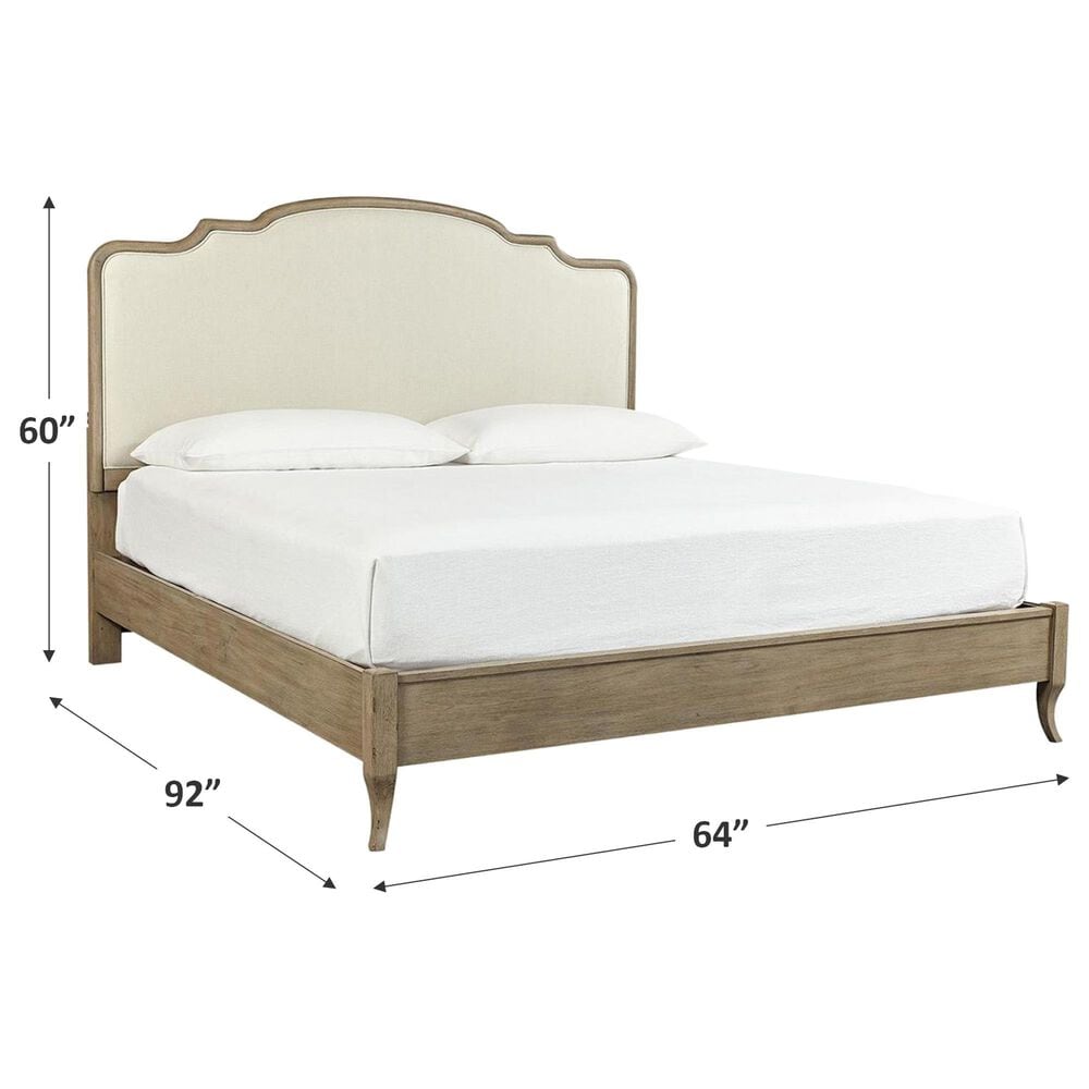 Riva Ridge Provence Queen Platform Bed in Patine, , large