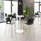 Zuo Modern Ace Bar Chair in Black and Silver (Set of 2), , large