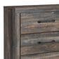 Ashley Drystan 5 Piece Twin Dual Storage Bed Set in Brown Rustic, , large