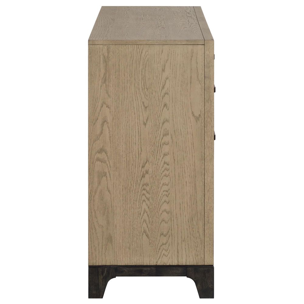 Emerald Home Furnishings Sutton Place 8-Drawer Dresser in Caramel and Cocoa Brown, , large