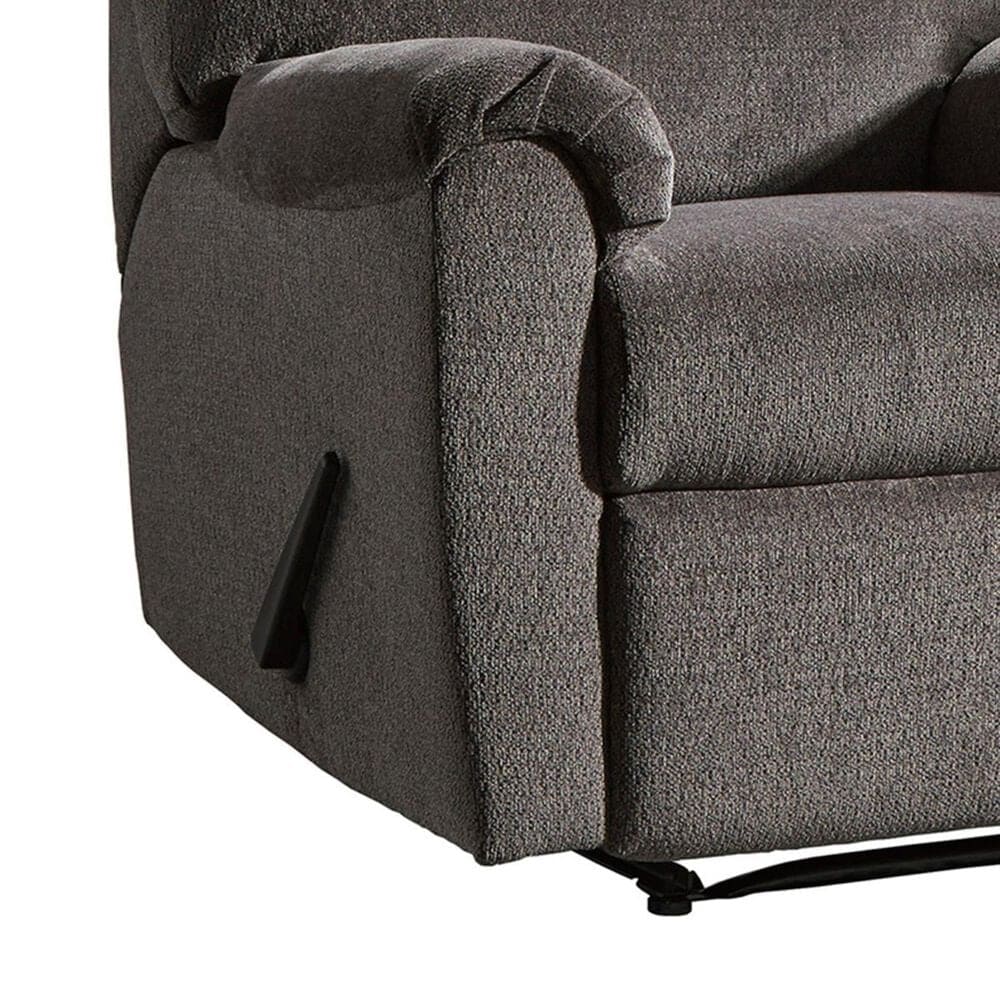 Ashley Nerviano Manual Zero Wall Recliner in Gray, , large