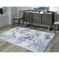 Ashley Haddam 5" x 7" Blue, Gray and White Area Rug, , large