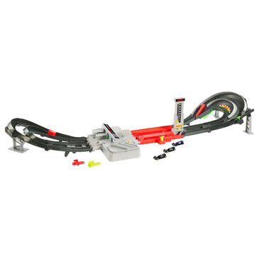 Hot Wheels Racing Formula 1 Grand Prix Circuit Track Set with 1:64 Scale Vehicles, , large