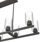 Hunter Hartland 8-Light Linear Chandelier in Noble Bronze, , large