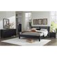Ashley Danziar Queen Slat Panel Bed in Matte Black, , large