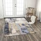 RIZZY Bolero BOL725 Blue and Multicolor 3" x 10" Runner, , large