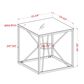 Furniture of America Hough Coffee Table Set in Gold and Clear (Set of 2), , large