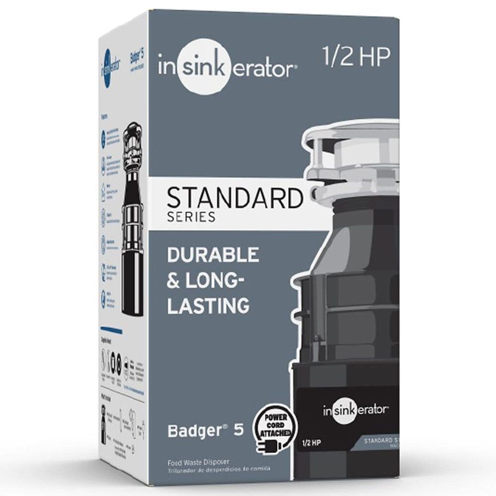 InSinkerator Badger 5 1/2 HP Garbage Disposal with Cord in Waterborne Gray Enamel, , large