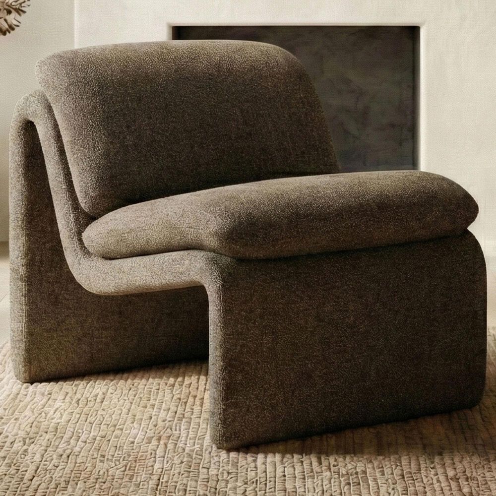 Safavieh Ainslie Accent Chair in Dark Brown, , large
