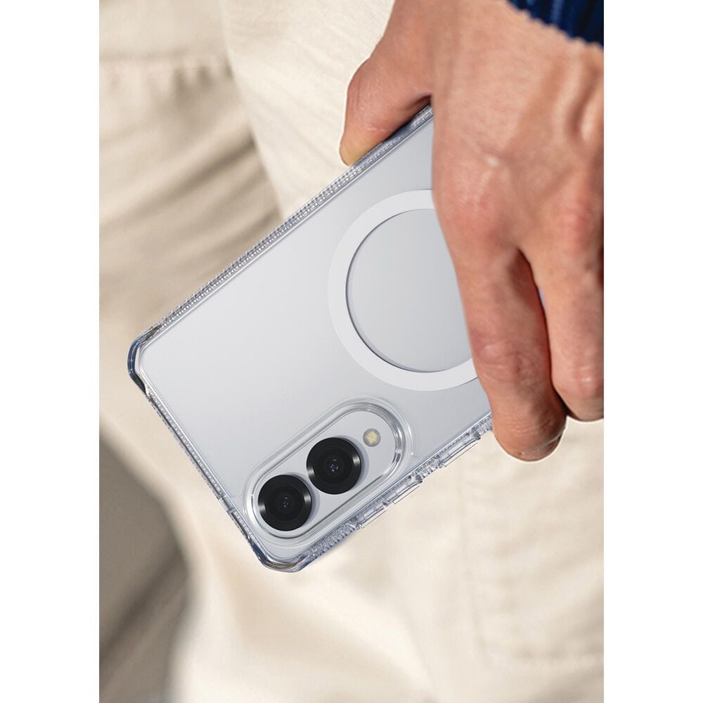 ITSkins Hybrid R Clear MagSafe Case for Samsung Galaxy S25 Edge in Clear, , large