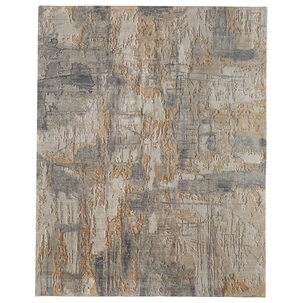 Feizy Rugs Jaxson JXN39PWF Gray and Multi 9" x 12" Area Rug, , large