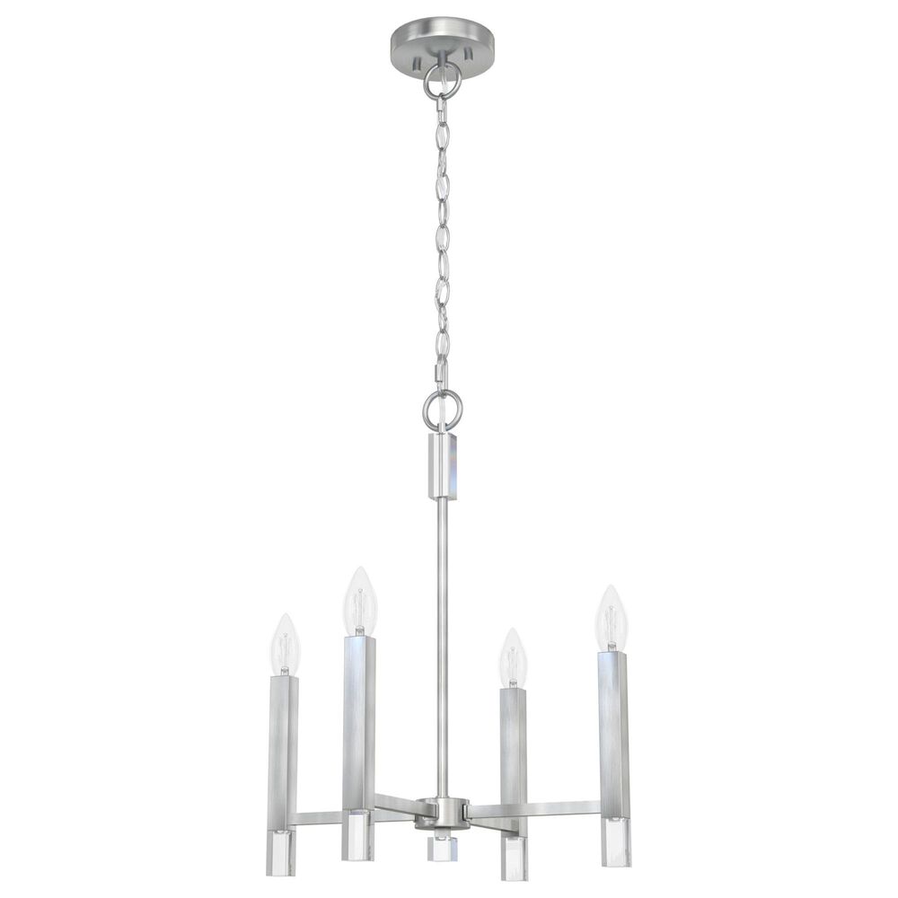 Hunter Sunjai 4-Light Pendant in Brushed Nickel, , large