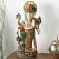 Maple and Jade Ganesh Decorative Sculpture in Satin Gold, Green, Blue and Red, , large