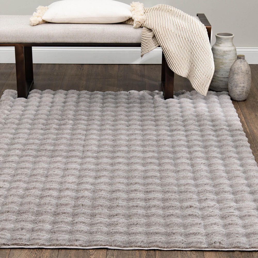 Central Oriental Bebel Gray 7&#39;6&quot; x 9&#39;6&quot; Area Rug, , large