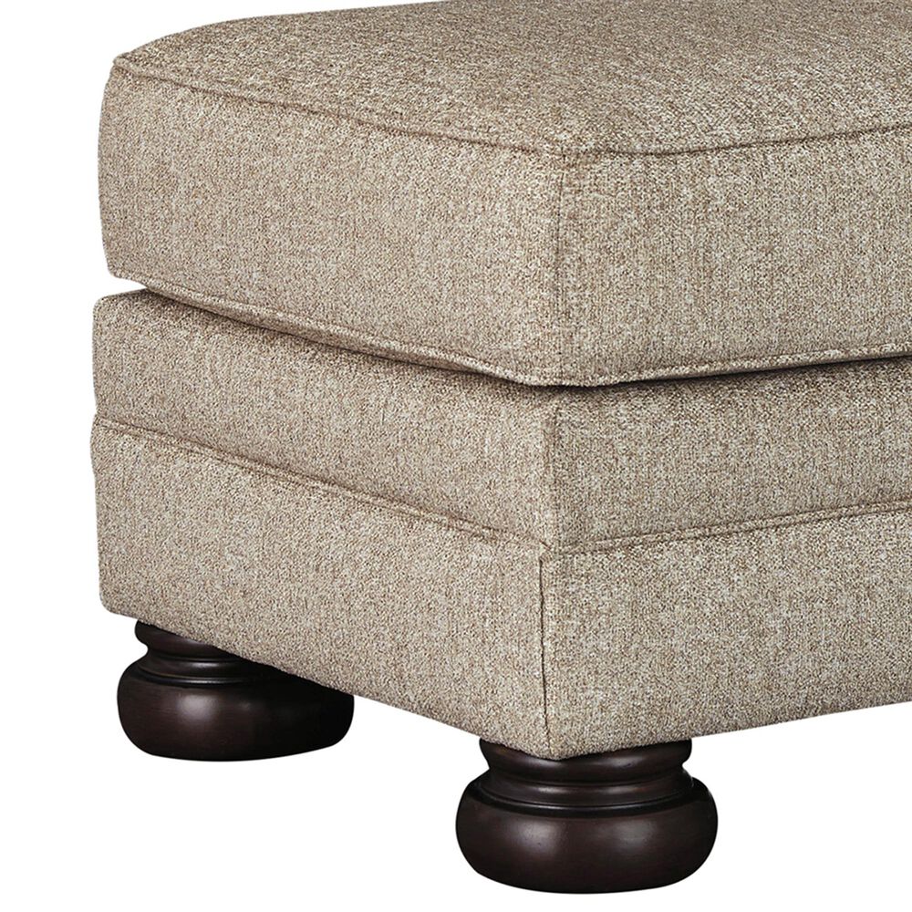 Ashley Kananwood Ottoman in Oatmeal, , large