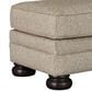 Ashley Kananwood Ottoman in Oatmeal, , large