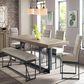 Hawthorne Furniture Eden 6-Piece Rectangular Dining Set in Dune, , large